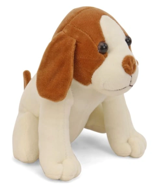 FRANTIC DOG SOFT TOY (18 CM) - BROWN